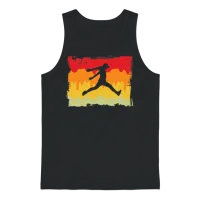 Parkour Retro Unisex Tank Top - Black – 1