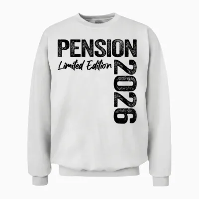 Pension 2026 Unisex Sweatshirt - White