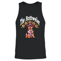Rottweiler Dog Lovers Unisex Tank Top - Black – 2