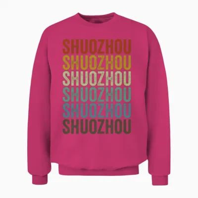 Shuozhou China Retro Vintage Unisex Sweatshirt - Heliconia