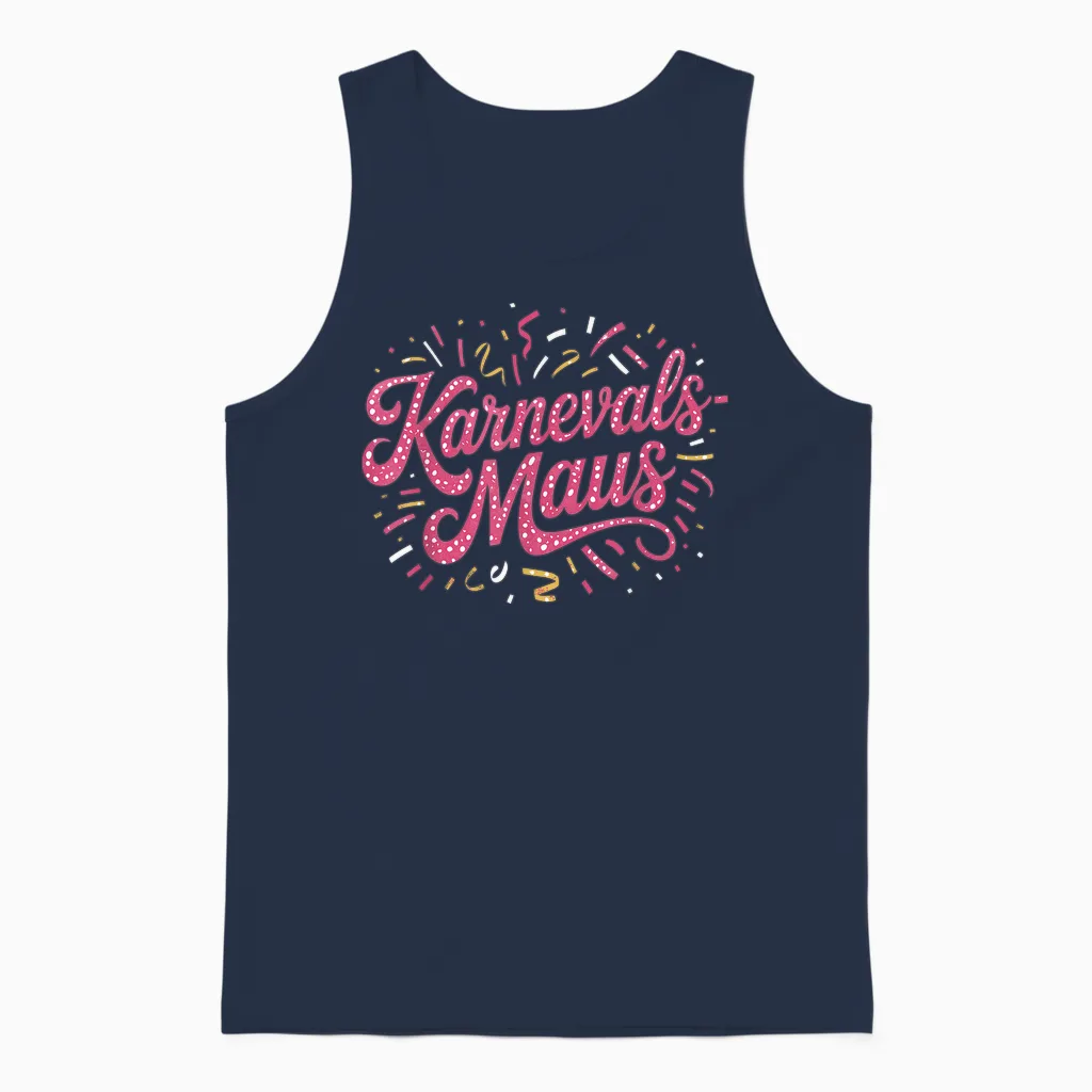 Carnival Mouse Carnival Cologne for Cologne Alaaf Carnival Mouse Unisex Tank Top in Navy