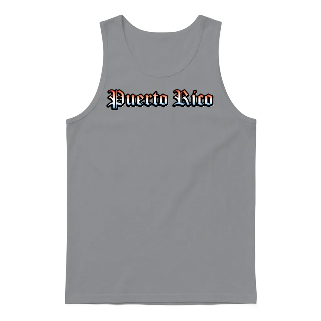 Puerto Rico Gothic Unisex Tank Top - Sport Grey