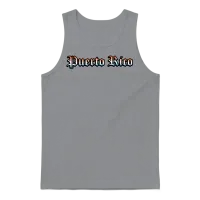 Puerto Rico Gothic Unisex Tank Top - Sport Grey – 1