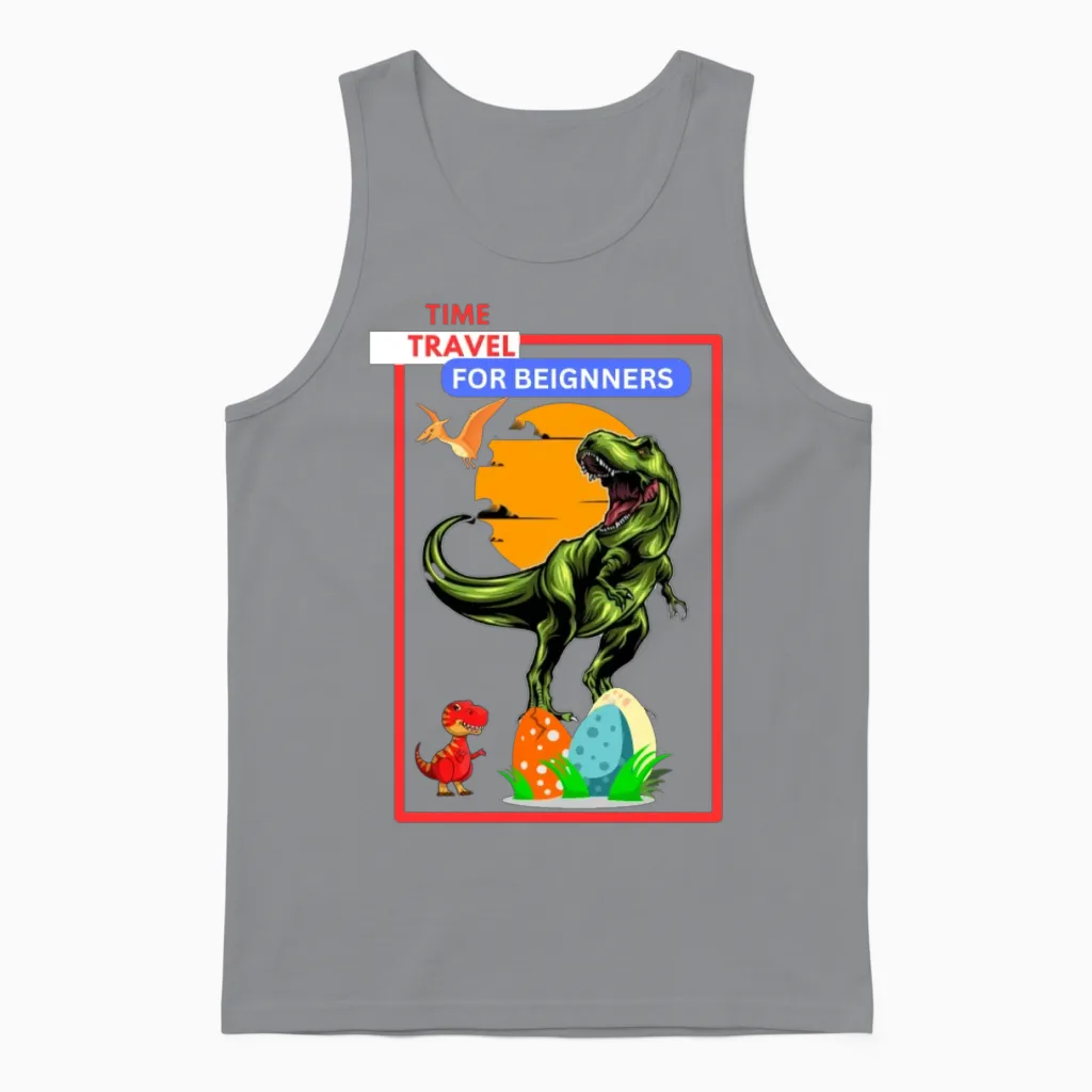 Time Travel for Beginners 2023 Unisex Tank Top in Sport Grey