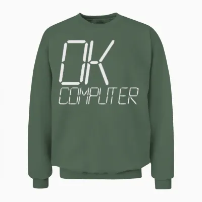 Ok Computer Unisex Sweatshirt - Military Green