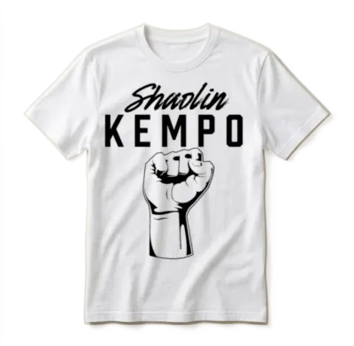 Shaolin Kempo Martial Arts Kenpo Karate Unisex T-Shirt - White