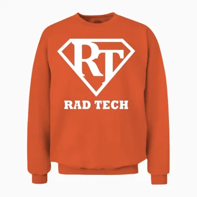 Radiology Tech Super Hero Rad Tech Unisex Sweatshirt - Orange