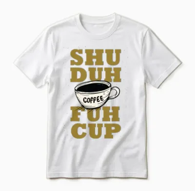 Shu Duh Fuh Cup Unisex T-Shirt - White