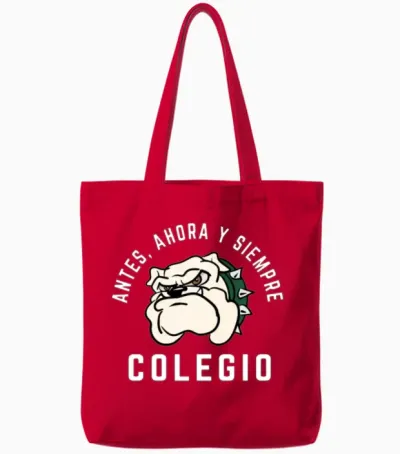 Universidad De Puerto Rico Colegio Mayaguez Tote Bags - Red