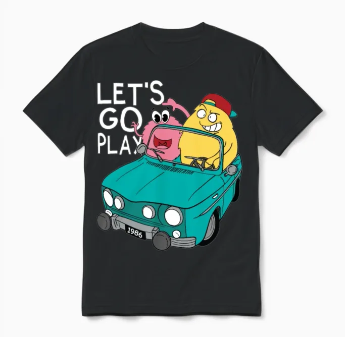 Funny Children 57 Unisex T-Shirt in Black