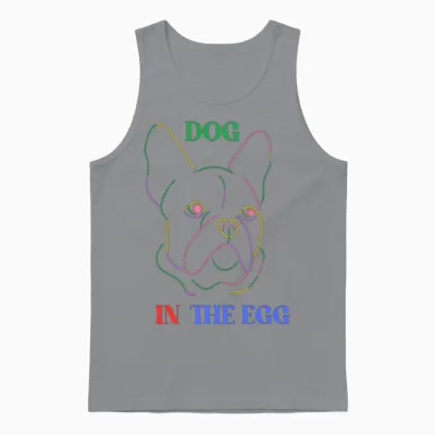 Dog in the Egg Unisex Tank Top - Sport Grey