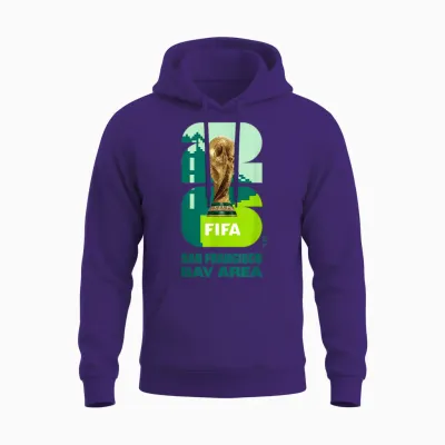 Championnat Du Monde De La Fifa 26 San Francisco Trophy Couleur Unisex Hoodie - Purple