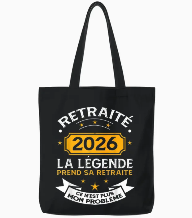Retired 2026 Men's Legend Retires Tote Bags in Black