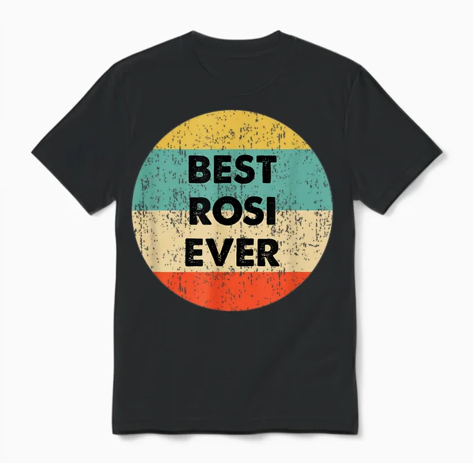 Rosi Vorname Unisex T-Shirt in Black