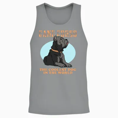 Cane Corso the Coolest Dog Dogs Owner Unisex Tank Top - Sport Grey