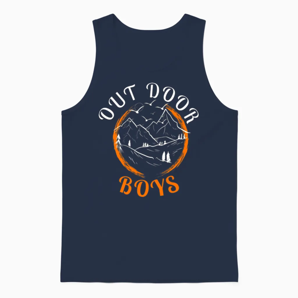 Outdoor Boys Unisex Tank Top in Navy