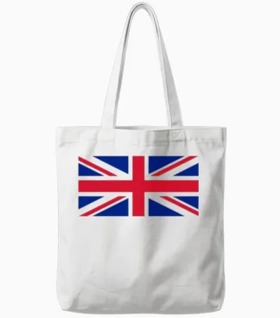 Uk Tote Bags - White