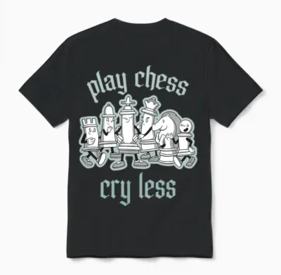 Chess Tournament Coach Chess Piece Queen Chess Day Unisex T-Shirt - Black