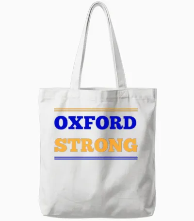 Oxford Strong Tote Bags - White