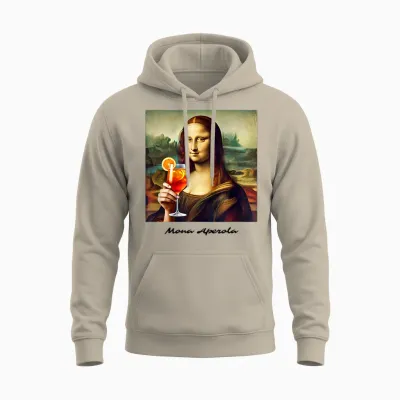 Mona Aperola | Holy Lisa Spritz Aperölchen Spritztour Team Unisex Hoodie - Sand