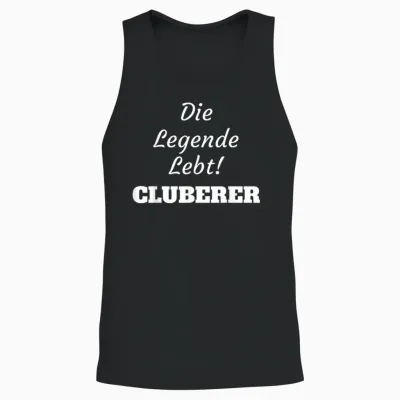 Football T-Shirt Nuremberg the Legend Lives Cluberer Fans Unisex Tank Top - Black