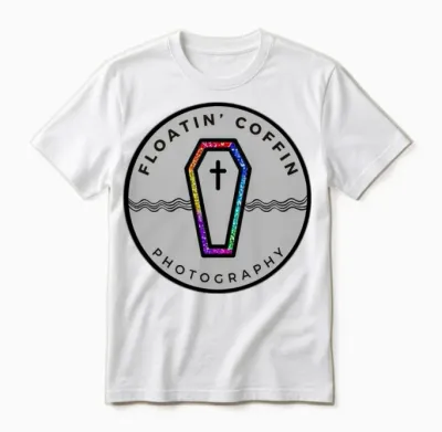 Floatin Coffin Photography Unisex T-Shirt - White