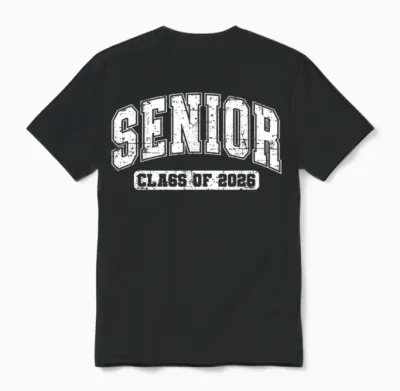Senior 2026 Class of 2026 Seniors Graduation 2026 Senior 26 Unisex T-Shirt - Black