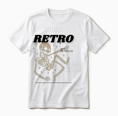Retro Unisex T-Shirt - White