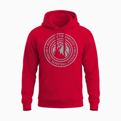 Nba - Logo Du Minnesota Timberwolves Unisex Hoodie - Red
