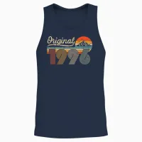 Original 1996 Jahrgang Vintage 30 Jahre Geburtstag Mann Frau Unisex Tank Top in Navy - 2