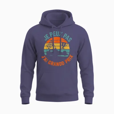 I Can Not I Have Grand Prix Sports Car Racing Unisex Hoodie - Heather Sport Dark Navy