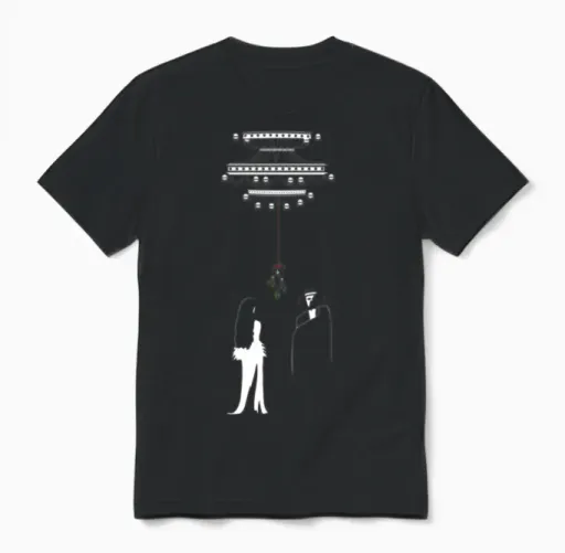 Official 'phantom of the Opera' Mistletoe Unisex T-Shirt in Black