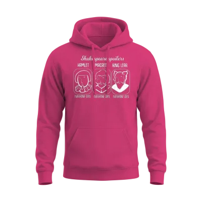 Shakespeare Quote Hamlet Spoiler Teacher Gift Unisex Hoodie - Heliconia