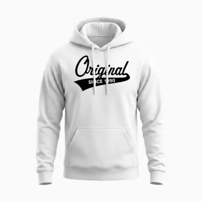 Original Since 1990 (year of Birth, Birthday / B) Unisex Hoodie - White