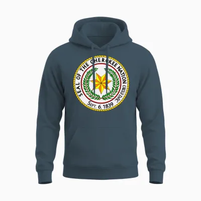 Great Seal of the Cherokee Nation Unisex Hoodie - Dark Heather