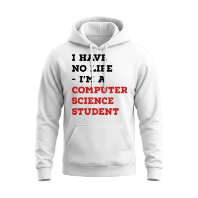 Computer Science Student Unisex Hoodie - White