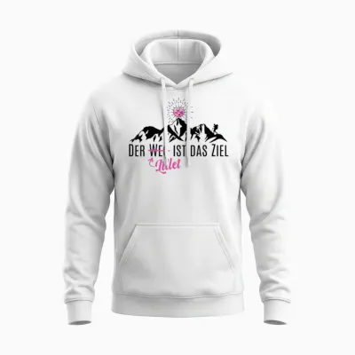 Wildberry Lillet Wanderer T-Shirt, White Unisex Hoodie - White