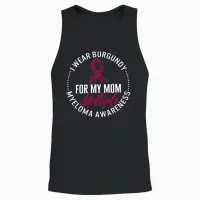 Multiple Myeloma Awareness Cancer Shirt, I Wear Unisex Tank Top in Black - 2