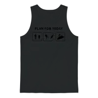 Funny Jetski Unisex Tank Top - Black – 1