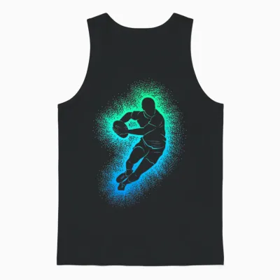 Rugby Kinder Jungen Unisex Tank Top - Black