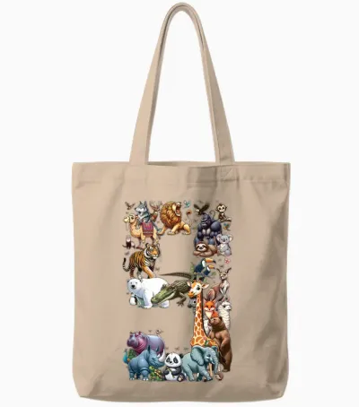 9. Geburtstag 9 Jahre Alt Zoo Tiere Wildlife Safari Dschungel Tote Bags - Natural