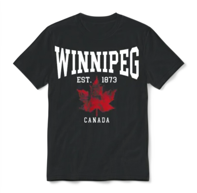 Winnipeg Unisex T-Shirt - Black