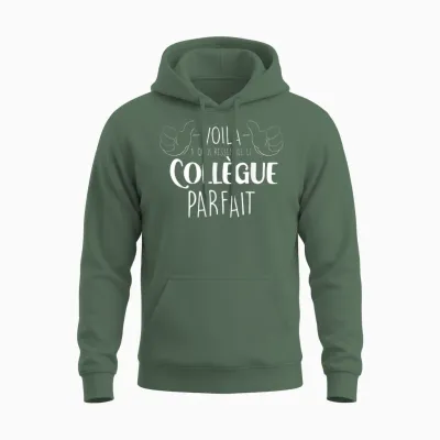 Colleague Perfect Man Who Rips Great Gift Nice T-Shirt, Black, S Unisex Hoodie - Military Green