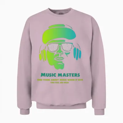 Music Masters - Festival Unisex Sweatshirt - Light Pink