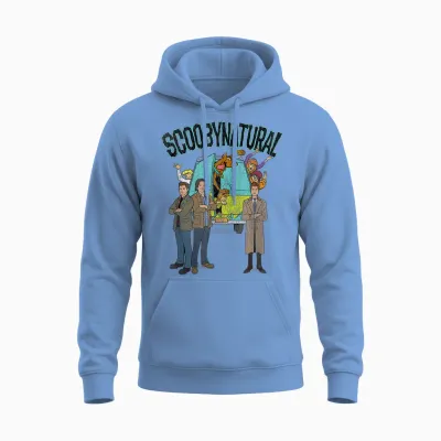 Scooby-Doo Scoobynatural Supernatural Mystery Ride Unisex Hoodie - Carolina Blue