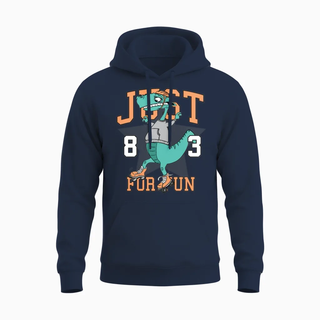 Funny Children 51 Unisex Hoodie in Navy