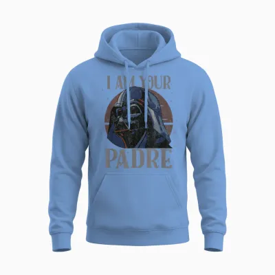 Star Wars Darth Vader I Am Your Padre Father’s Day Unisex Hoodie - Carolina Blue
