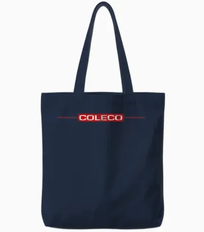 Coleco Vision Retro Design Tote Bags - Navy