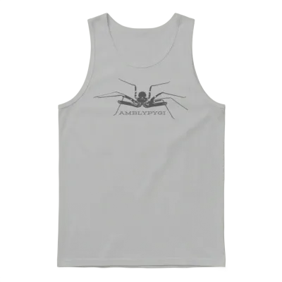 Arachnid Whispers - Amblypygi Unisex Tank Top - Ash