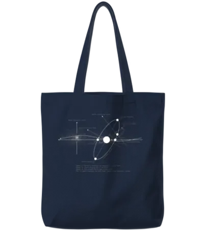 Solar Systems Diagram Astronomy Astronomer Space Tote Bags - Navy